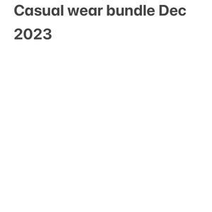 Casual wear bundle